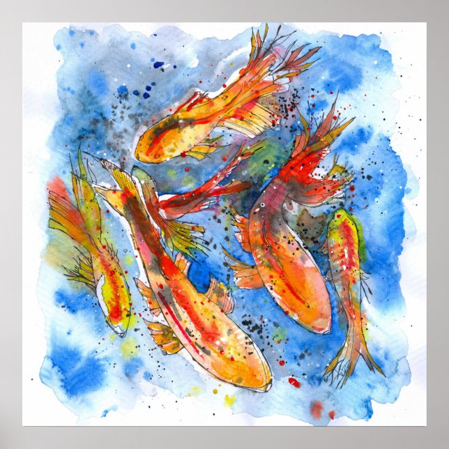 Koi Dreaming Poster (Framsidan)