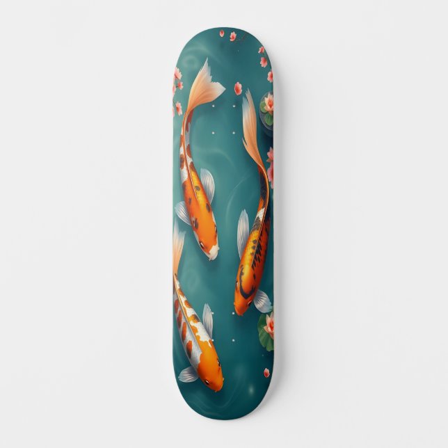 Koi Edition 2 Mini Skateboard Bräda 18,5 Cm (Framsida)