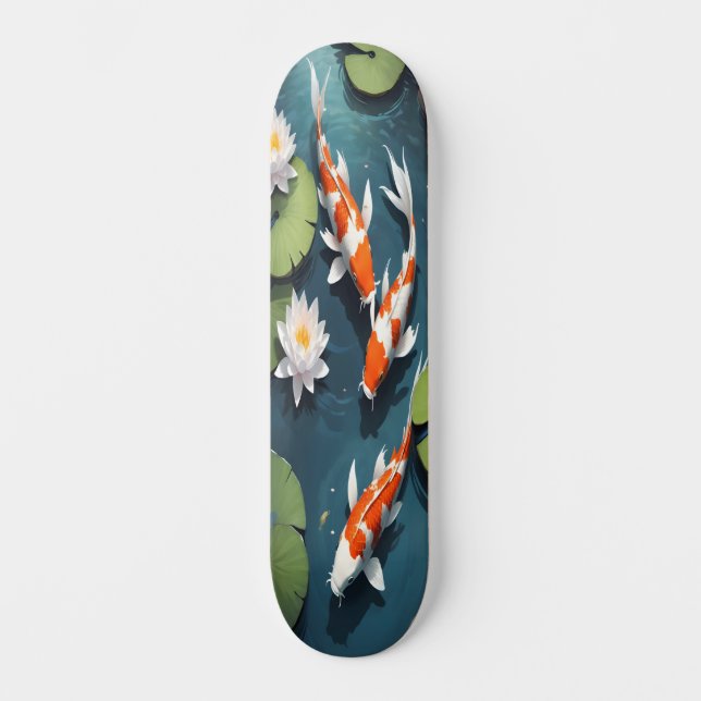 Koi Edition 3 Mini Skateboard Bräda 18,5 Cm (Framsida)
