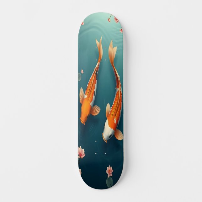 Koi Edition 4 Mini Skateboard Bräda 18,5 Cm (Framsida)