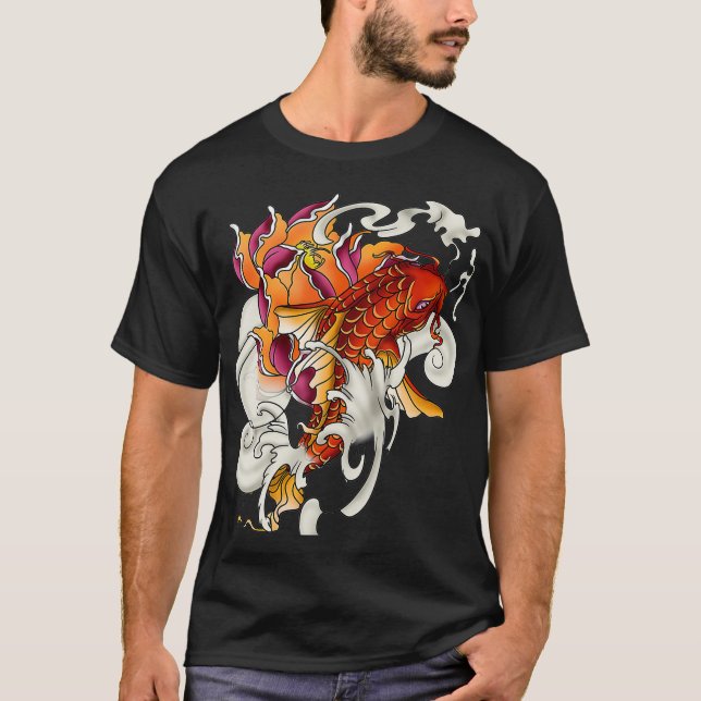 Koi Fish _18 T Shirt (Framsida)