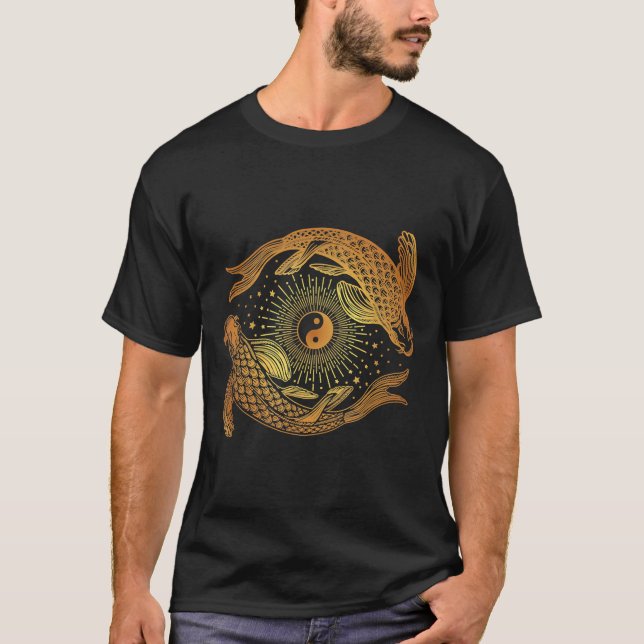 Koi Fish 332 T Shirt (Framsida)