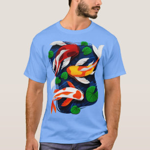 Koi Fish Älskare Vatten Pond Animal Pet Asian Japa T Shirt