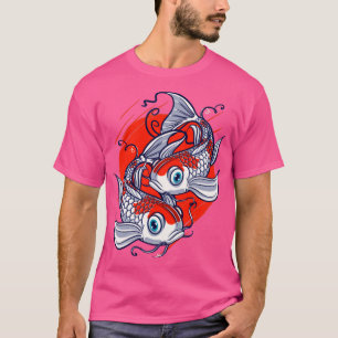 Koi Fish Älskare Vatten Pond Animal Pet Asian Japa T Shirt