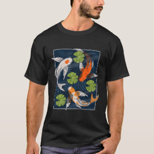 Koi Fish Asian Japansk karp Vatten Pond Animal Pet T Shirt