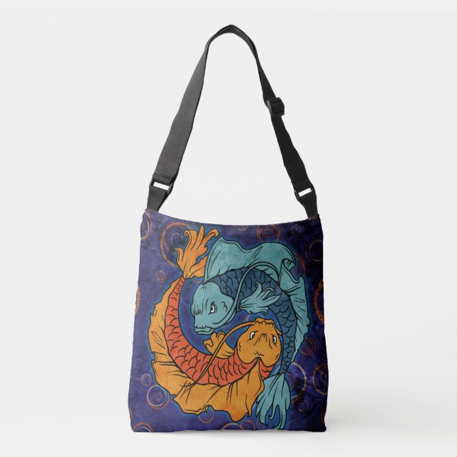 Koi Fish Axelväska (Framsida)