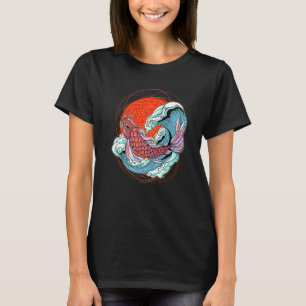 Koi Fish Carp Nishikigoi Japansk kultur T Shirt