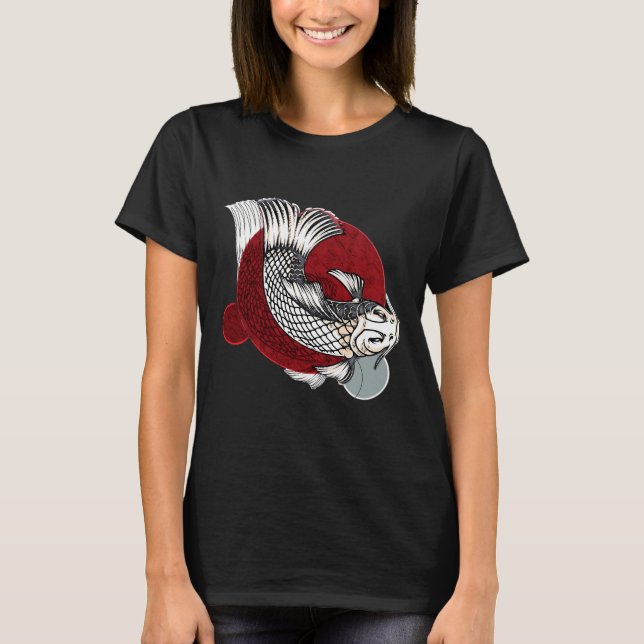 Koi Fish D Tees Shop T Shirt (Framsida)