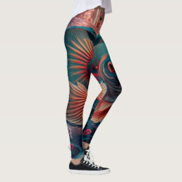"Koi Fish Harmony" Leggings! Leggings