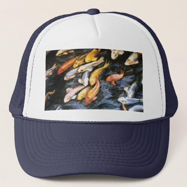 Koi Fish Hat Truckerkeps (Framsida)