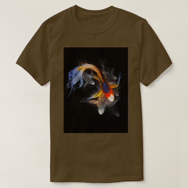 Koi Fish Illustration T Shirt (Design framsida)