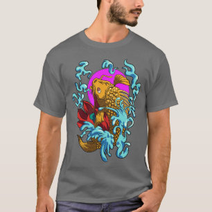 Koi Fish Japan Coi p Coola Japansk Tattoo Jinli Ko T Shirt