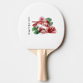 Koi Fish Japansk Stil skript Oriental Art Pingisracket