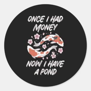 Koi Fish Japp Carp Runt Klistermärke