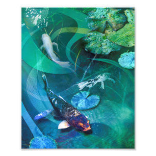 Koi Fish JOY OF KOI Fototryck