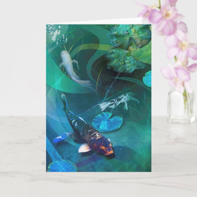 Koi Fish JOY OF KOI Kort (Orkide)