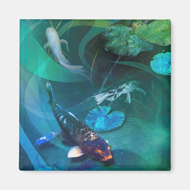 Koi Fish JOY OF KOI Magnet (Framsidan)