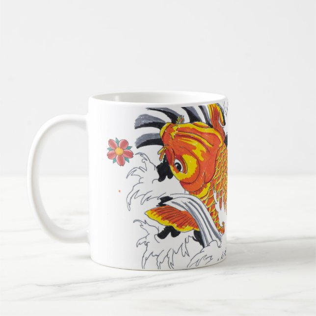 Koi fish kaffemugg (Vänster)