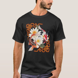 Koi Fish Koi Breeder Zen Garden Motif Koi Carp och T Shirt