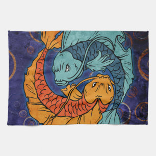 Koi Fish Kökshandduk