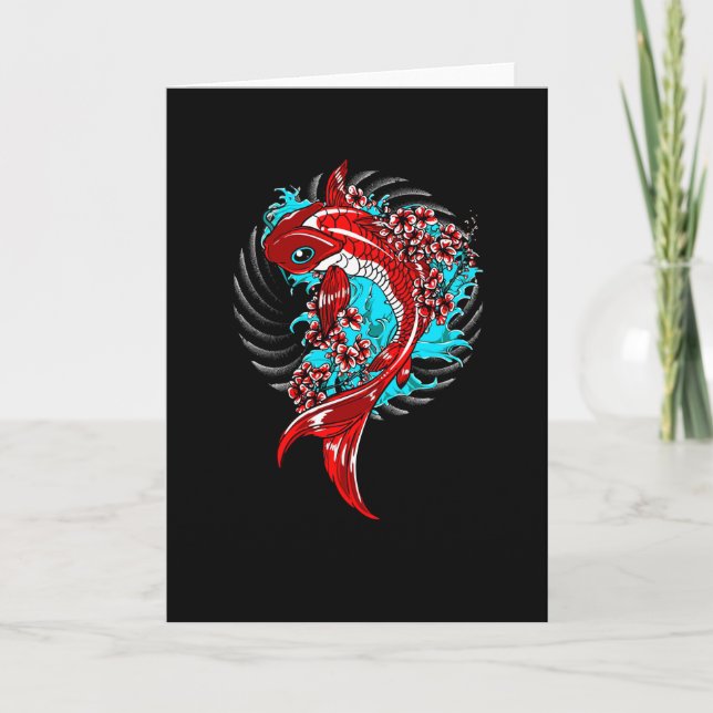 Koi Fish Kort (Framsida)
