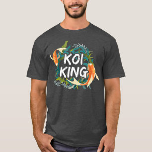 Koi Fish Kung japansk Garden Kois Pond Sanke T Shirt