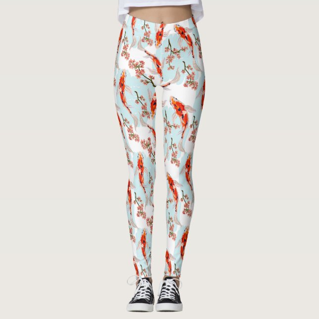 Koi fish Leggings (Framsida)