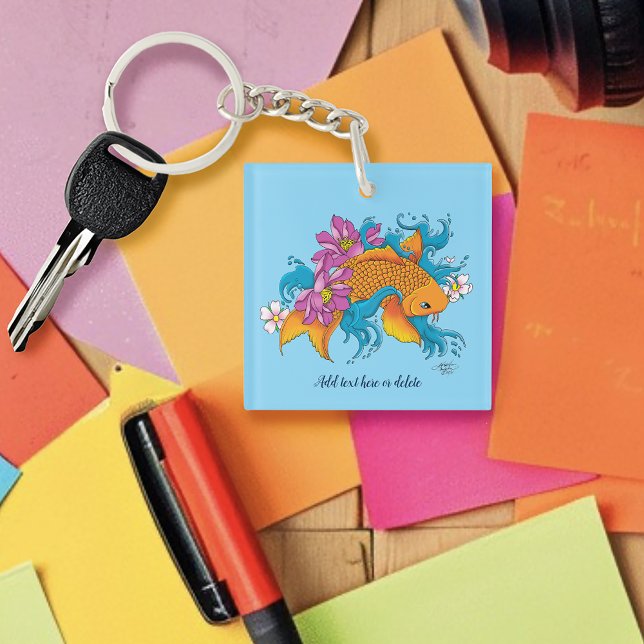 Koi Fish Lotus Cherry Blommars (Skapare uppladdad)