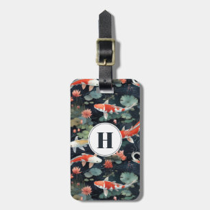 Koi Fish Luggage Tag Bagagebricka