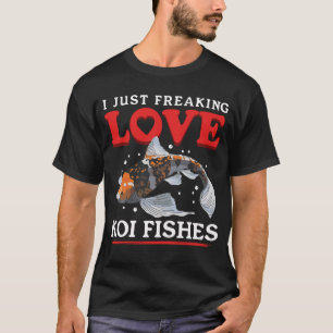 Koi Fish Nishikigoi I Kärlek Koi Fishes T Shirt