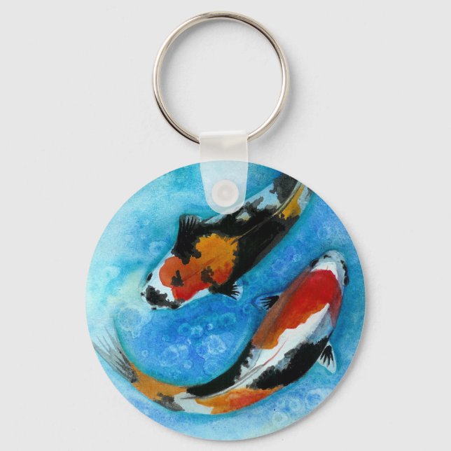 Koi Fish Nyckelring (Framsida)