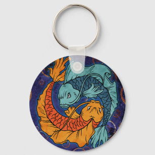 Koi Fish Nyckelring