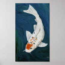 "Koi" Fish Oil Reproduction Print