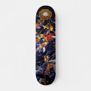 KOI FISH ÖVER FLÖDET MINI SKATEBOARD BRÄDA 18,5 CM