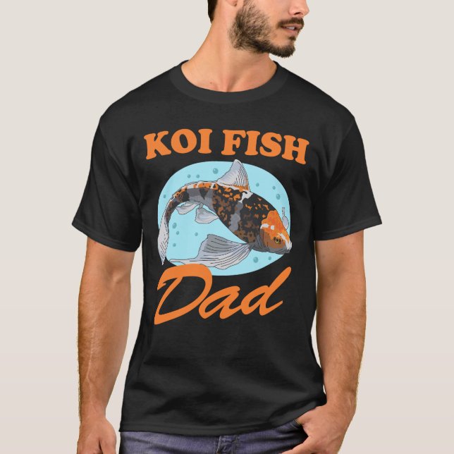 Koi Fish Pappa Nishikigoi T Shirt (Framsida)