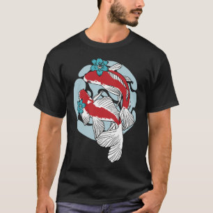 Koi Fish par Benice Japansk Fish Art T Shirt