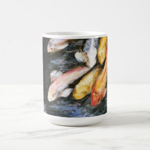 Koi Fish Pond Art Painting Mugg