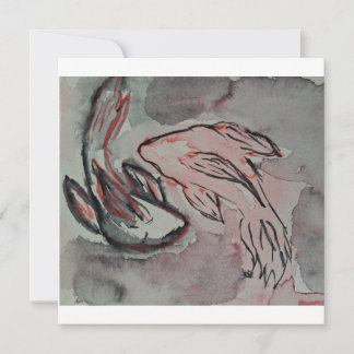 Koi Fish Postacrd Julkort