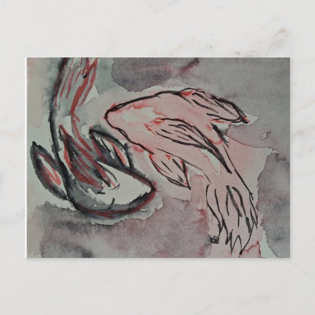 Koi Fish Postacrd Vykort (Framsida)