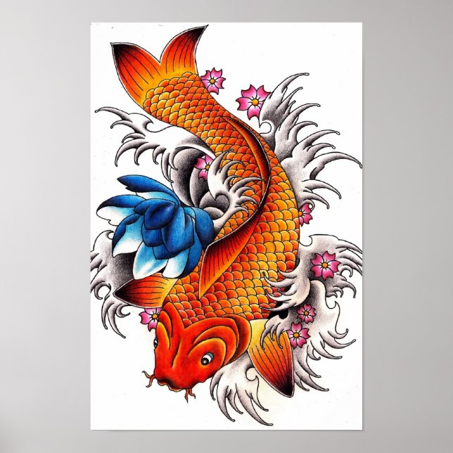 Koi Fish Poster (Framsidan)