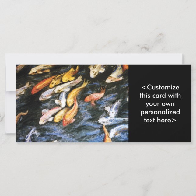Koi Fish Rack Card (Framsida)