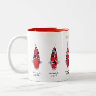 koi fish species sanke Mug Två-Tonad Mugg