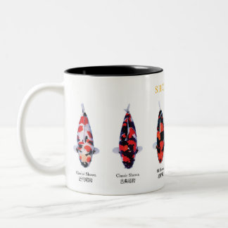 koi fish species showa Mug Två-Tonad Mugg