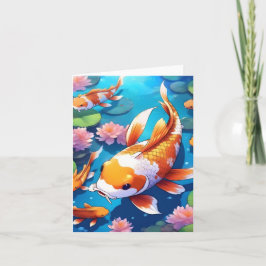Koi Fish Study M Kort