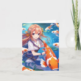 Koi Fish Study Q Kort