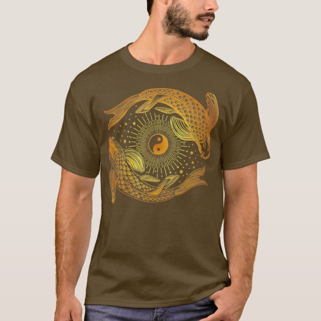 Koi Fish T Shirt (Framsida)
