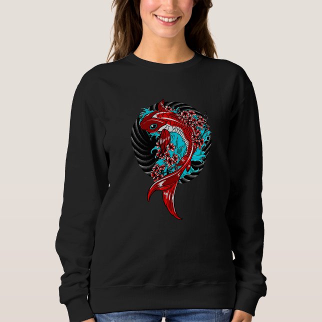 Koi Fish T Shirt (Framsida)