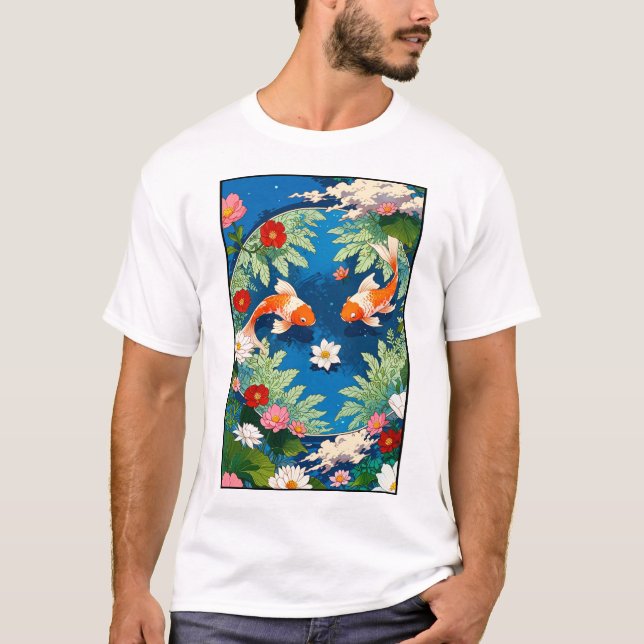 Koi Fish T-Shirt (Framsida)