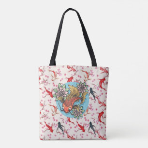 Koi Fish Tygkasse