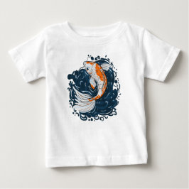 Koi Fish vatten böjande befälhavare T Shirt